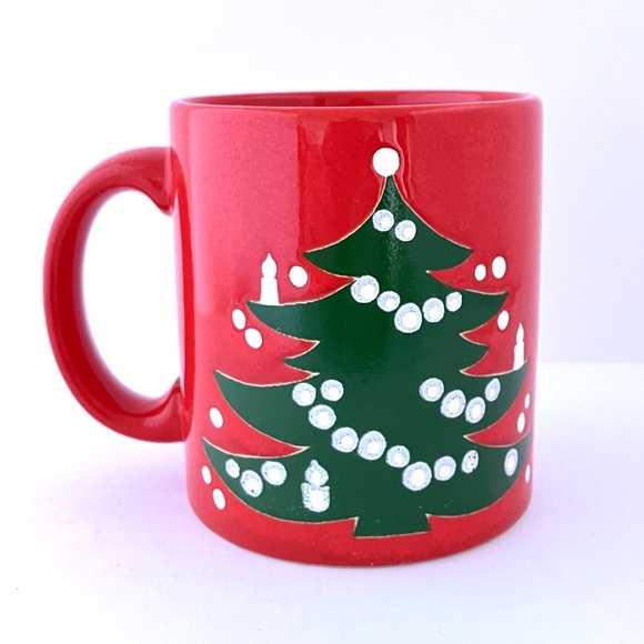 Waechtersbach Christmas Tree Coffee Cup Mug West Germany New Vintage Stock - Picture 3 of 16